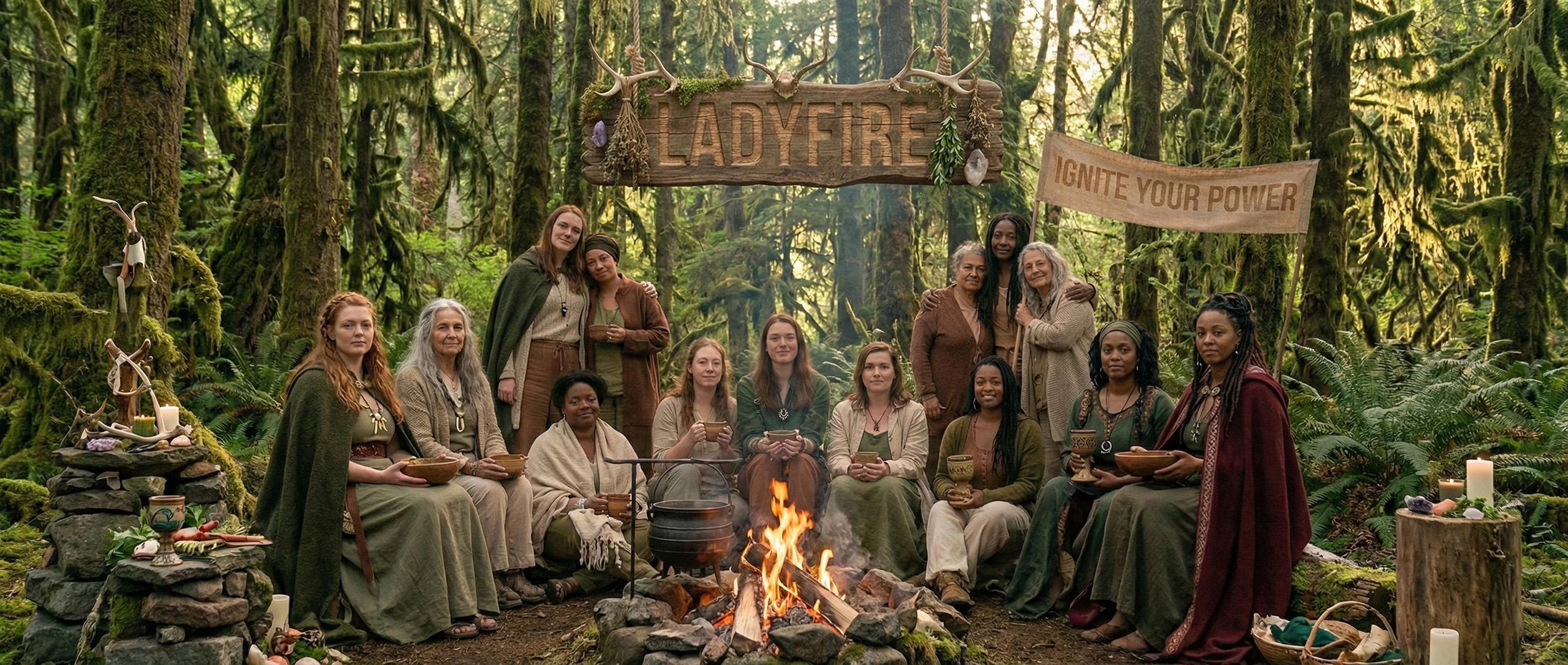 LadyFire Forest Gathering